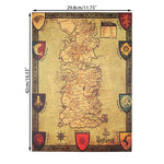 Game of Thrones Map Posters