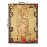 Game of Thrones Map Posters