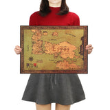 Game of Thrones Map Posters
