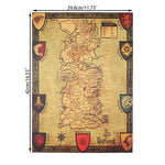 Game of Thrones Map Posters