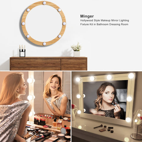 Hollywood Style Lighted Vanity Makeup Mirror