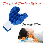 Neck And Shoulder Relaxer Pillow Neck Pain Relief Massage Pillow Neck Support Cushion